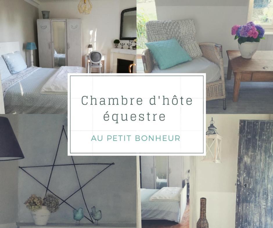 Chambre D'Hote Equestre Au Petit Bonheur Chateldon エクステリア 写真